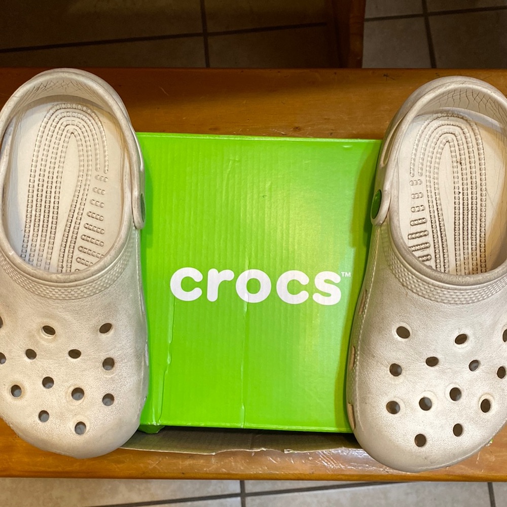Boys Crocs a good cleaning is needed